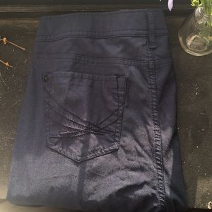 Simply Vera Vera Wang Dark Blue Stretch Pants